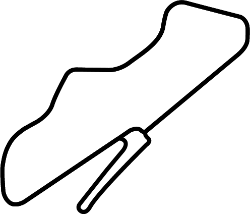 Donington Park circuit layout